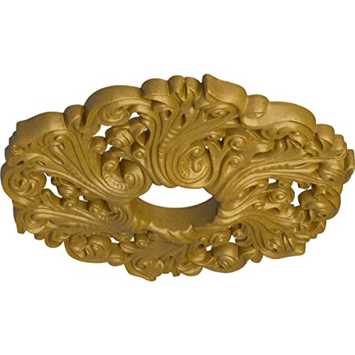 Image of Ekena Millwork CM19ORPGS Orrington Ceiling Medallion, Pharaohs Gold