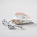 Missouri Star Quilt Co Mini Smart Iron | Peach with Floral Print, Compact & Travel-Friendly, iTouch Technology, Precision Pressing for Quilting & Sewing