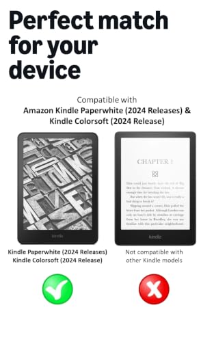 Image of Antiglare Screen Protector (2 Pack), for Amazon Kindle Paperwhite (2024 Releases) and Kindle Colorsoft