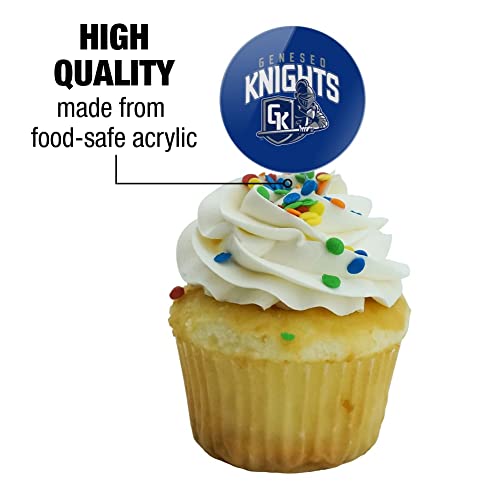 State University of New York at Geneseo Primary Logo Cupcake Picks Toppers Decoration Set of 6 - Thumbnail 3