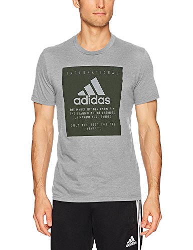 adidas Mens Badge of Sport Label Tee