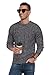 Askdeer Men's Pullover Sweater Cable Knit Chunky Sweater Classic Casual Crewneck Sweaters with Ribbing Edge Dark Gray
