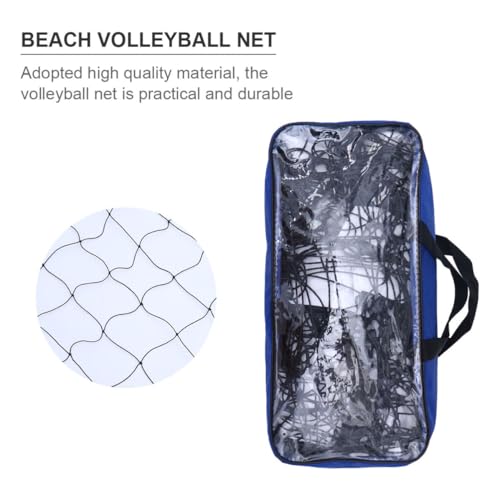 Filet de volley-ball en polyéthylène léger et résistant avec accessoires