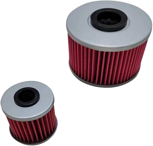 Miniatura 2 de Filtro de aceite 15412-MGS-D21 con juntas tóricas de repuesto para HONDA PIONEER 1000 SXS1000 2016-2020 Reemplazar # 15412-HP7-A01 91301-107-000