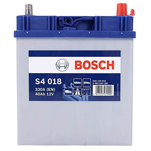 Bosch S4018 - Car Battery - 40A/H - 330A - Lead-Acid Technology - for Vehicles without Start/Stop...