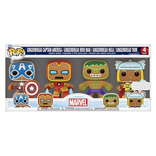 Funko POP! 4 Pack Captain America & Iron Man & Hulk & Thor (Marvel) Special Edition (Glows in The Dark) (FUN66845) - Image 2