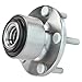 TRQ 2 Piece Front Wheel Bearing & Hub Assembly Set Compatible with 2008-2013 Volvo C30 2006-2013 C70 2005-2011 S40 V50