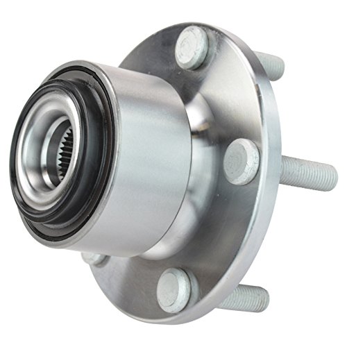 Image of TRQ 2 Piece Front Wheel Bearing & Hub Assembly Set Compatible with 2008-2013 Volvo C30 2006-2013 C70 2005-2011 S40 V50