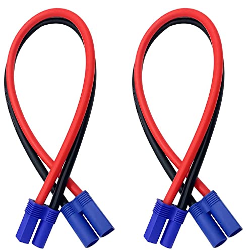 2 adaptadores EC5 macho a hembra con cable 30CM miniatura 1
