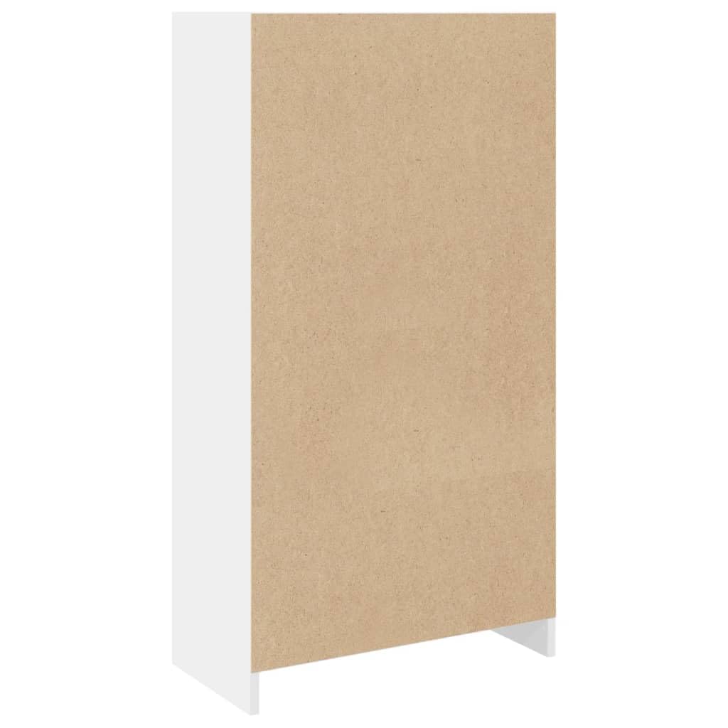 Generisch Bücherregal Weiß 57x28,5x107,5 cm Holzwerkstoff,Möbel,Regalsysteme,Bücherregale Bücherschränke-848003