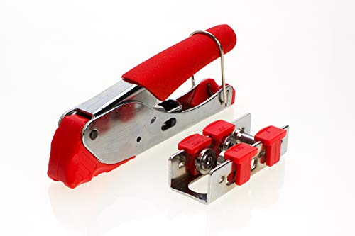 Compression Crimping Tool Coax Rg59 Rg6 BNC RCA F Connector Cable Stripper Crimper