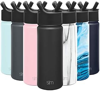 Simple Modern 18 oz Summit Water Bottle with Straw Lid - Gifts
