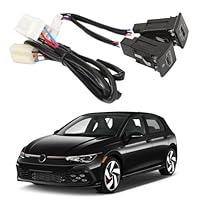 GNXfixt Dual USB Adapter Ladesteckdose Schnellladegerät für Golf/GTI/R-Line (MK5/MK6) J-t-a MK4 S-c-o EOS, USB Ladegerät Buchse Steckdose (Kabellänge: 92 cm)