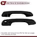 HEROFFIX 1Set Car Door Handle Cover for Toyota Land Cruiser Prado J150 J200 LC200 Outside Gloss Black ABS