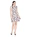 Nine West Women's Sleeveless Fit-and-Flare Cotton Dress