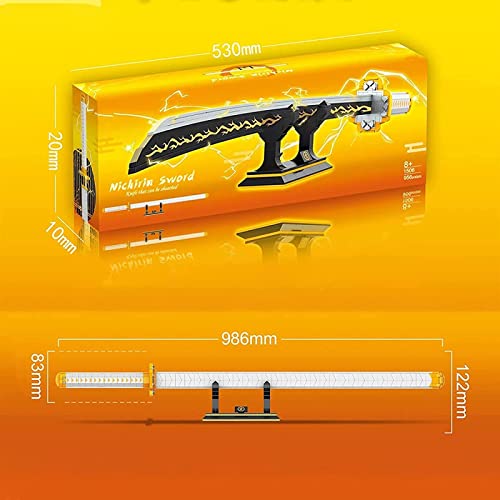 Baustein Schwert Ninja Katana Bausatz Ninja Weapons Modellbausatz Bauspielzeug Klemmbausteine Spielzeugschwert Sword Mit… – Bild 4