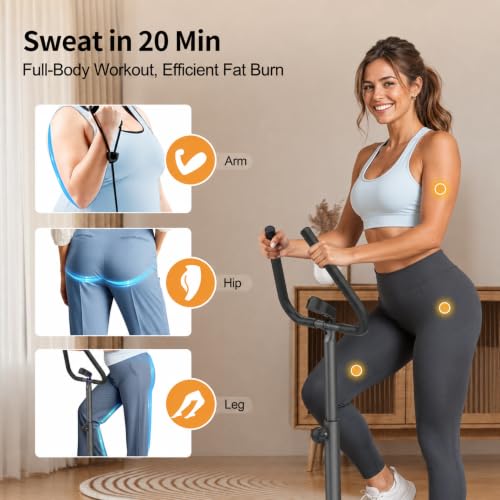 Image of ZIWWVY Stepper Machine with Resistance Bands, Mini Stepper with 300LBS Weight Capacity, Twist Stepper for Full Body Workout, Adjustable Step Height, Smooth and Quiet, Step Machine for Men Women