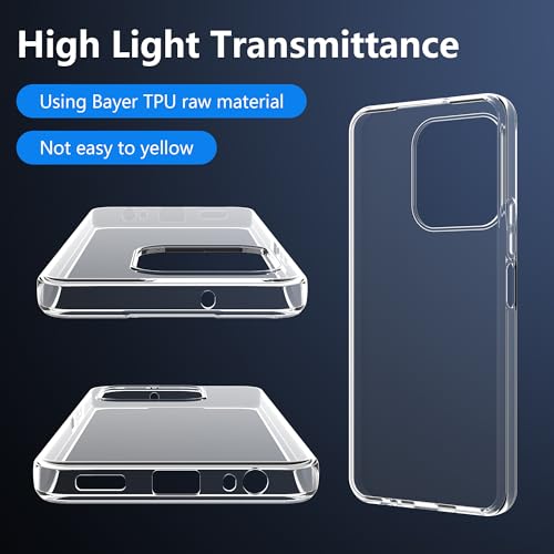 Suttkue for Honor X6B Screen Protector(2 pack) Tempered Glass flim＆Honor X6B case,9H Hardness,Anti-Scratch, Case Friendly,Shock-Absorption,Drop resistant - Image 3