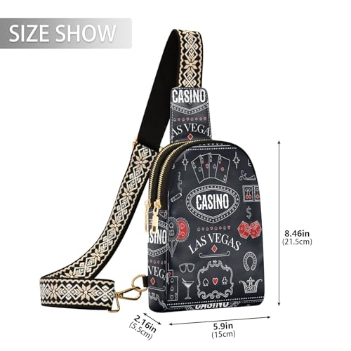 Printing Small Crossbody Sling Bags Chest Bag for Women Fanny Packs Purses2