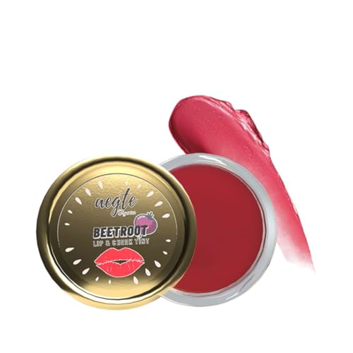 Aegte Organics Beetroot Lip & Cheek Tint Balm for Women 100% Organic & helps lighten dark lips Edible formulation helps Nourish & Hydrate Dry Chapped Lips 1 41WTt2PI SL. SL500