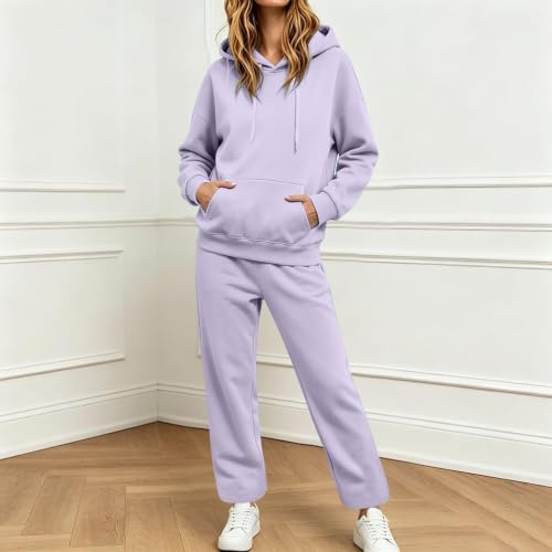 Conjunto de chándal para mujer con sudadera de cremallera y pantalones cómodos de algodón 2