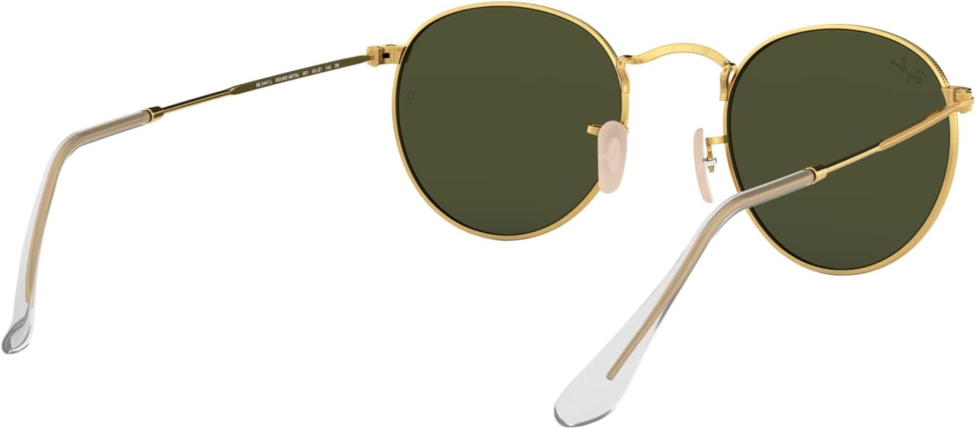 Óculos de Sol Ray-Ban Round Metal 0RB3447L 001 Tam 50