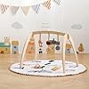 yybng Gimnasio Bebé - Juguetes Educativos De Madera Plegables | Gimnasio Bebé con Estimulación Natural | Para Bebés Y Niños Uso En Interior Y Exterior Hogar Y Viaje #2