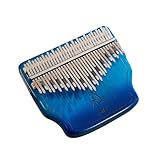Aeroor34キー 親指ピアノ カリンバ 半音階付き スターターセット 専用保護ケース付き 調整ハンマー ブナ材 アフリカ楽器 贈り物にも最適 (E)