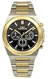 [テクノス] 腕時計 クロノグラフ T9C05TB メンズ ゴールド
