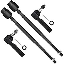 SCITOO 4pcs Front Suspension Kit Inner Tie Rod Outer Tie Rod End Fit 2000-2013 For Chevrolet Impala 2000-2007 Monte Carlo 1997-2004 For Buick Regal