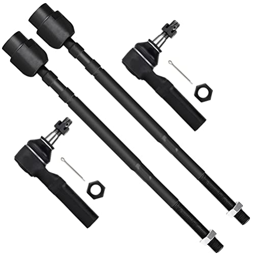 SCITOO 4pcs Front Suspension Kit Inner Tie Rod Outer Tie Rod End Fit 2000-2013 For Chevrolet Impala 2000-2007 Monte Carlo 1997-2004 For Buick Regal by SCITOO - Used condition - US$27.23