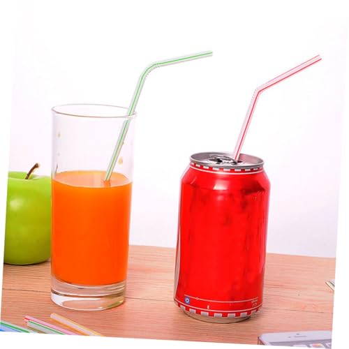 Pitillos plásticos flexibles desechables GLEAVI 600 pcs miniatura 4