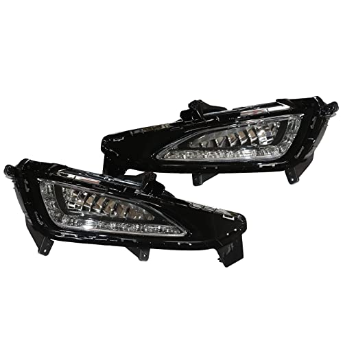 Futchoy Pair LED Daytime Running Fog Lights DRL Intended for Hyundai Tucson 2016 2017