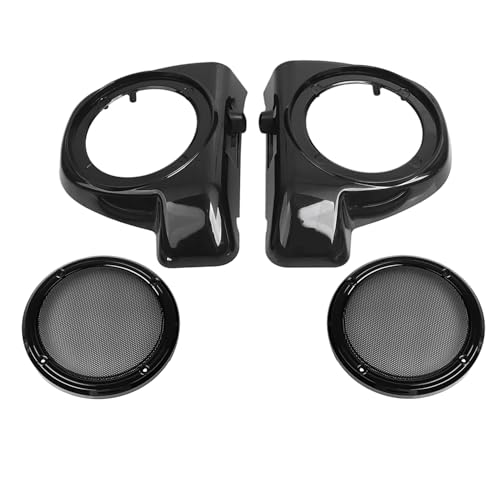 Parlantes para motocicleta 6.5 pulgadas sin pintar negro