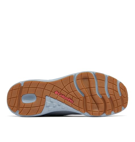 Columbia Columbia Mens PFG Castback Non Slip Boat Shoe, Cirrus Grey/Sunset Red, 10