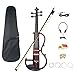 Ennbom エレキヴァイオリン サイレント バイオリン 4/4 つや 初心者入門セット
