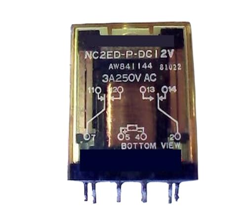 Relais NC2ED-P-DC12V de puissance bistable bobine 12V DC pour circuit imprimé