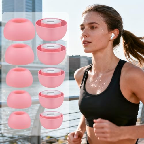 Image of SOULWIT Eartips for AirPods Pro 3(2025,Gen3), with Upgarded Case - Pink