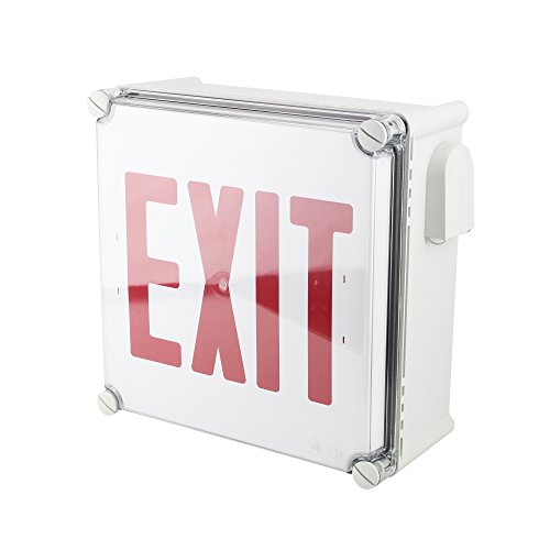Dual Lite N4Xer1-Ep Nema 4X Series Exit Sign Emergency Light 120V White #TOP1