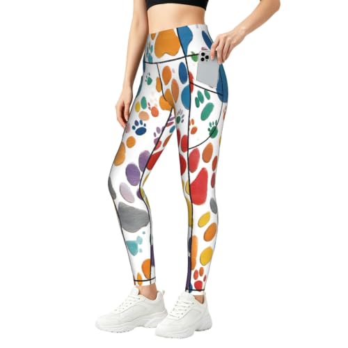 Pantalones de yoga para mujer elásticos no se transparentan mallas deportivas con bolsillos