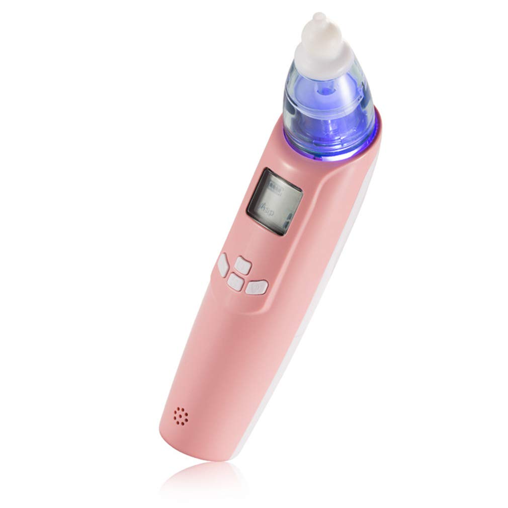 Baby-Nasensauger Elektrisch Nasen-Sauger Für Baby Mit Musik Und LCD-Bildschirm, Löschen Stuffy Noses Schnell & Sanft,Rosa