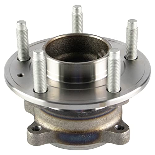 Image of TRQ 2 Piece Rear Wheel Bearing & Hub Assembly Set with ABS Sensor Compatible with 2014-2017 Buick Verano 2014-2015 Chevrolet Cruze 2013-2015 Volt