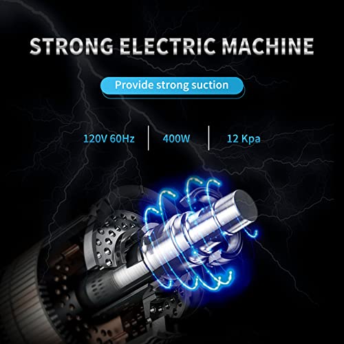 Corded Vacuum Cleaner, Stick Vacuum With 400W 12Kpa Powerful Suction, 4 In 1 Lightweight Bagless Vacuum Cleaner With Handheld For Pet Hair Carpet Hard Floor #TOP3