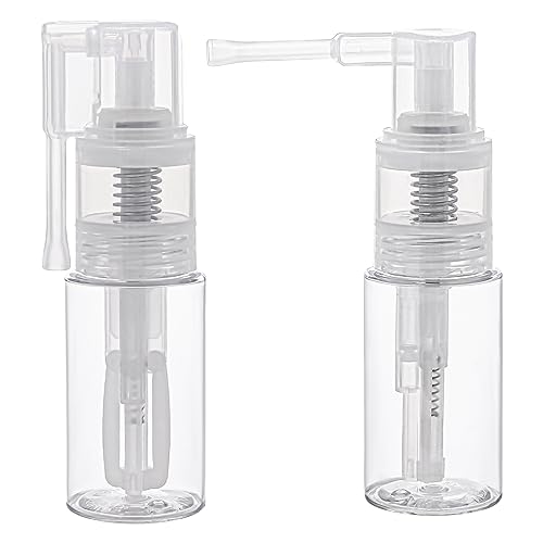 KALIONE 2 Pcs Glitter Duster Sprayer Transparent Craft Glitter Spray Bottle Empty Multi-Purpose Empty Plastic Spray Bottle Portable 35ml Bottles for Craft Scrapbooking Cardmaking