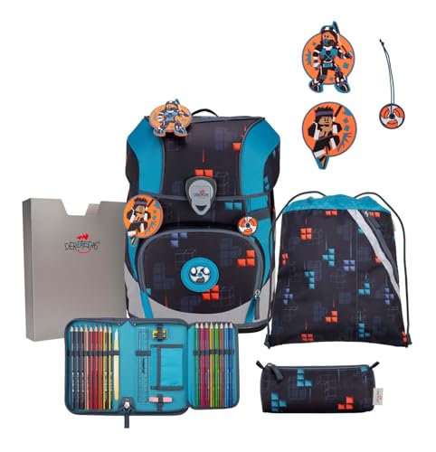 ErgoFlex Tiny Ensemble Cartable 5 pièces Ninja Fighter complet