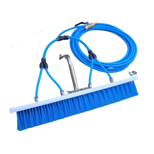 Image of Kenbrook Solar Panel Cleaning Brush With Pipe & Other Accessories (Without Pole), Black,Aluminium