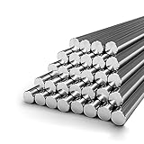 RINGGLO 304 Stainless Steel Round Rods Bar,15Mm Diameter 100-500Mm Length Metal Solid Shaft Lathe Bar Stock for Model Car DIY Crafts,15x100mm