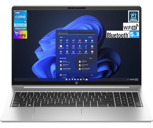 HP ProBook 450 G10 Business Laptop 15.6 IPS FHD Display (Intel i5-1334U 16GB DDR4 512GB PCIe SSD Backlit KB WiFi 6E Webcam Bluetooth 5.3 Win 11 Pro) (Renewed)
