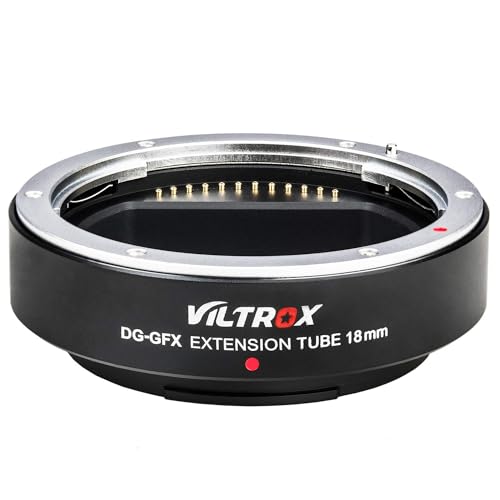 Tubo de extensión macro GFX de enfoque automático de 18 mm compatible con objetivos G-Mount