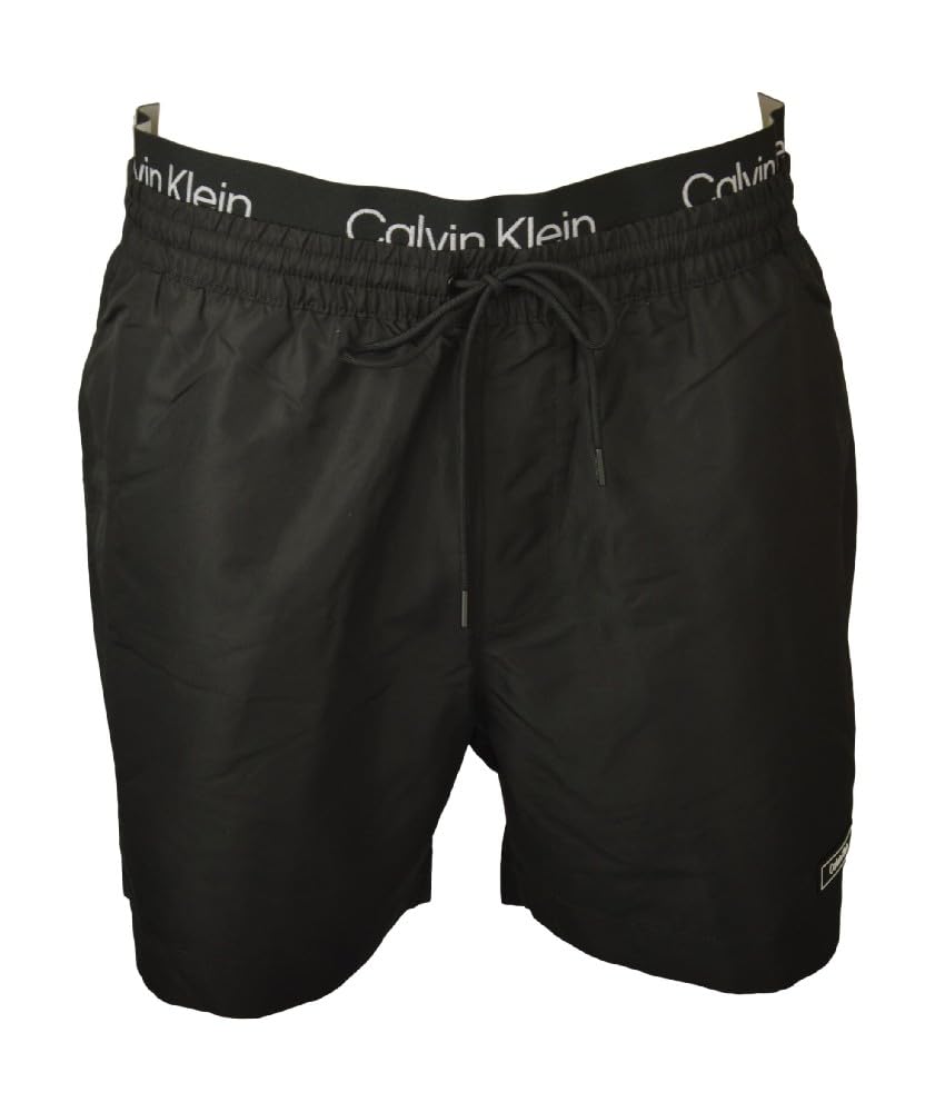 Calvin Klein Boxer Mare Uomo Piscina con Logo Elastico in Vita a Vista e con culisse Articolo ZM0ZM03088